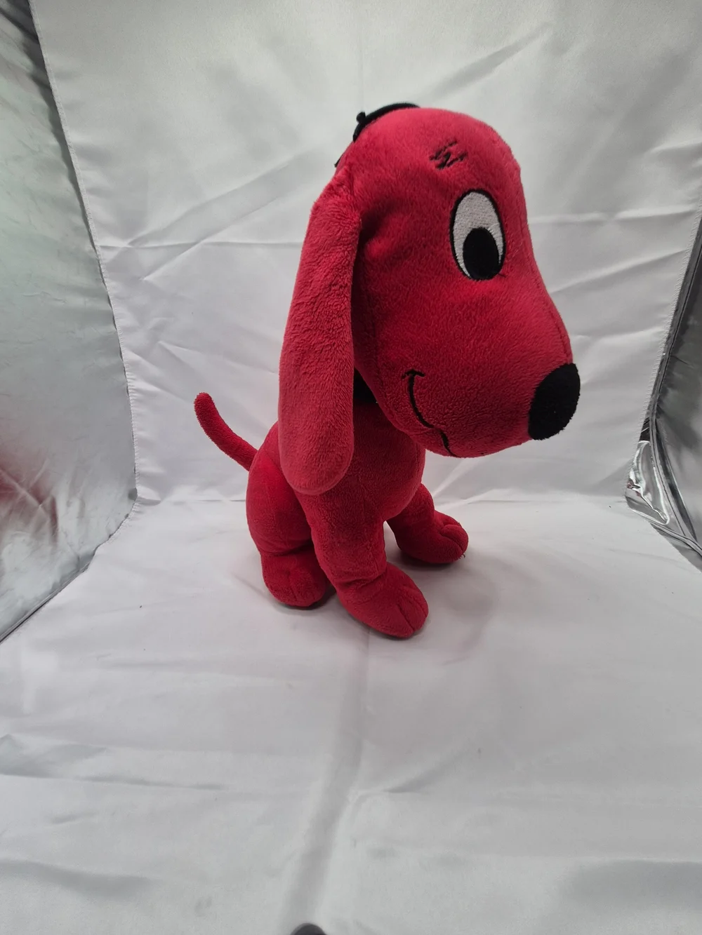 Red Plush Dog Toy - Soft Pet Plushie